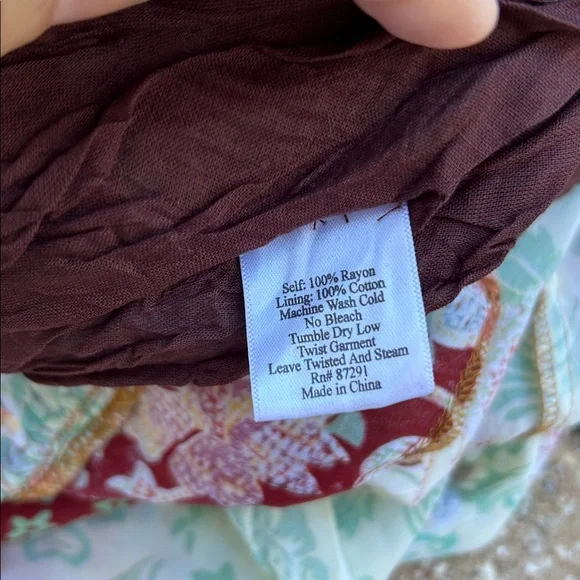 JOHNNY WAS Tiered Boho Maxi Skirt w/ Pockets - Picture 8 of 11